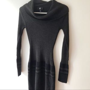iZ Byer Stripped Cowl Neck Sweater Dress | Size S